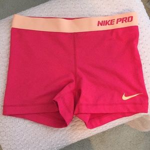 Nike pro dri-fit shorts